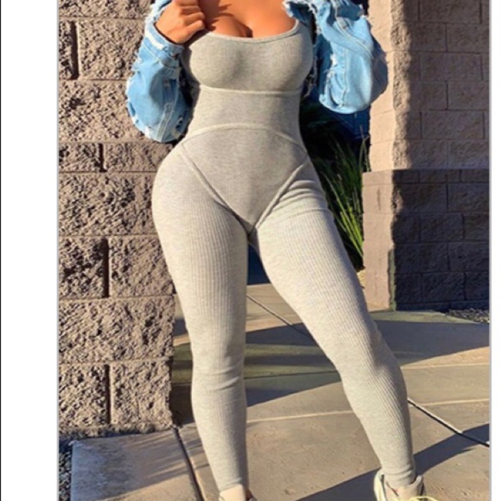 Grey jumpsuit